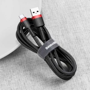 Kabel USB-C Baseus Cafule 2A 2m - czarny