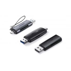 UGREEN Adapter USB + USB-C czytnik kart SD microSD