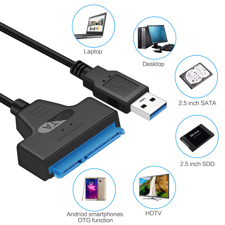 USB do SATA kabel