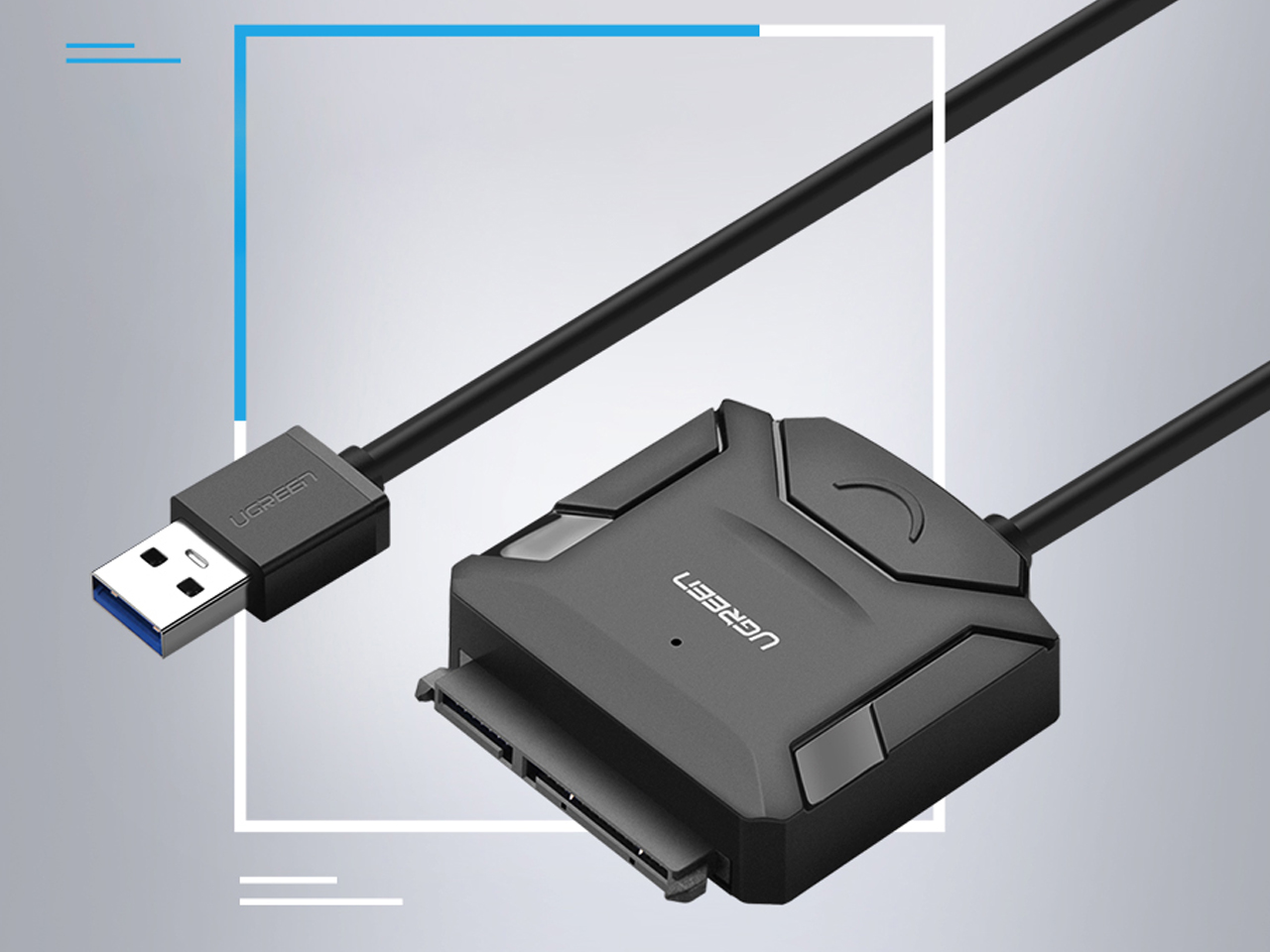 Adapter USB 3.0 - SATA UGREEN do dysków 